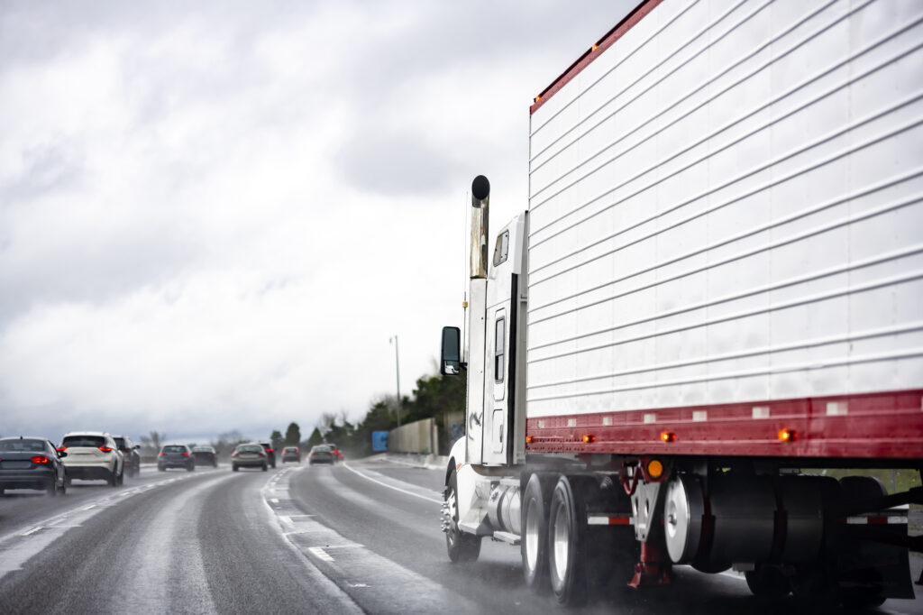 A good diesel mechanic can help you check your doors and other areas on your semi prone to damage from high winds.